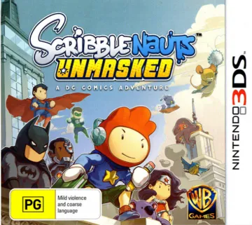 Scribblenauts Unmasked - A DC Comics Adventure (Europe) box cover front